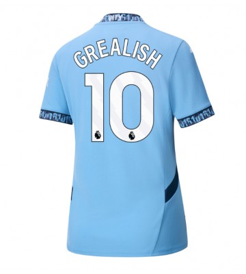 Manchester City Jack Grealish #10 Hemmatröja Dam 2024-25 Kortärmad